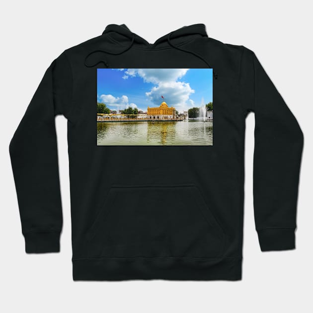 Durga Temple & Tank, Amritsar Hoodie by bulljup